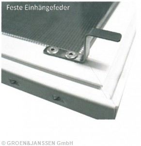 Insektenschutz - Spannrahmen-feste-Einhängfedern